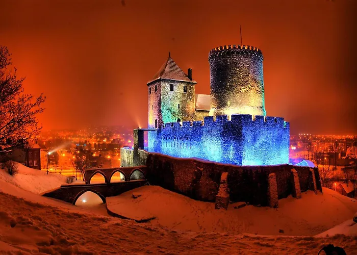 Z Widokiem Na Zamek 10 Min Od Katowic アパート *